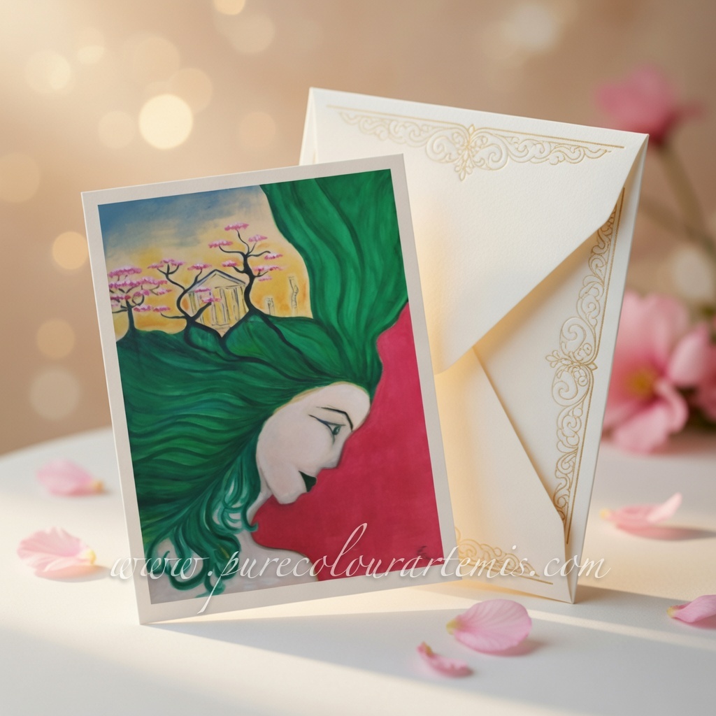 Tarjeta de agradecimiento colección GAIA